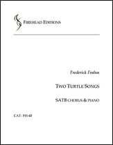 Two Turtle Songs SATB choral sheet music cover
